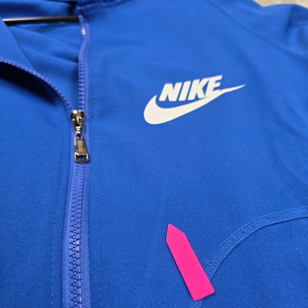 Nike Full Zip‎ Hoodie Womens Size S Blue Fair Condition Sportswear Track Jacket - Picture 6 of 12